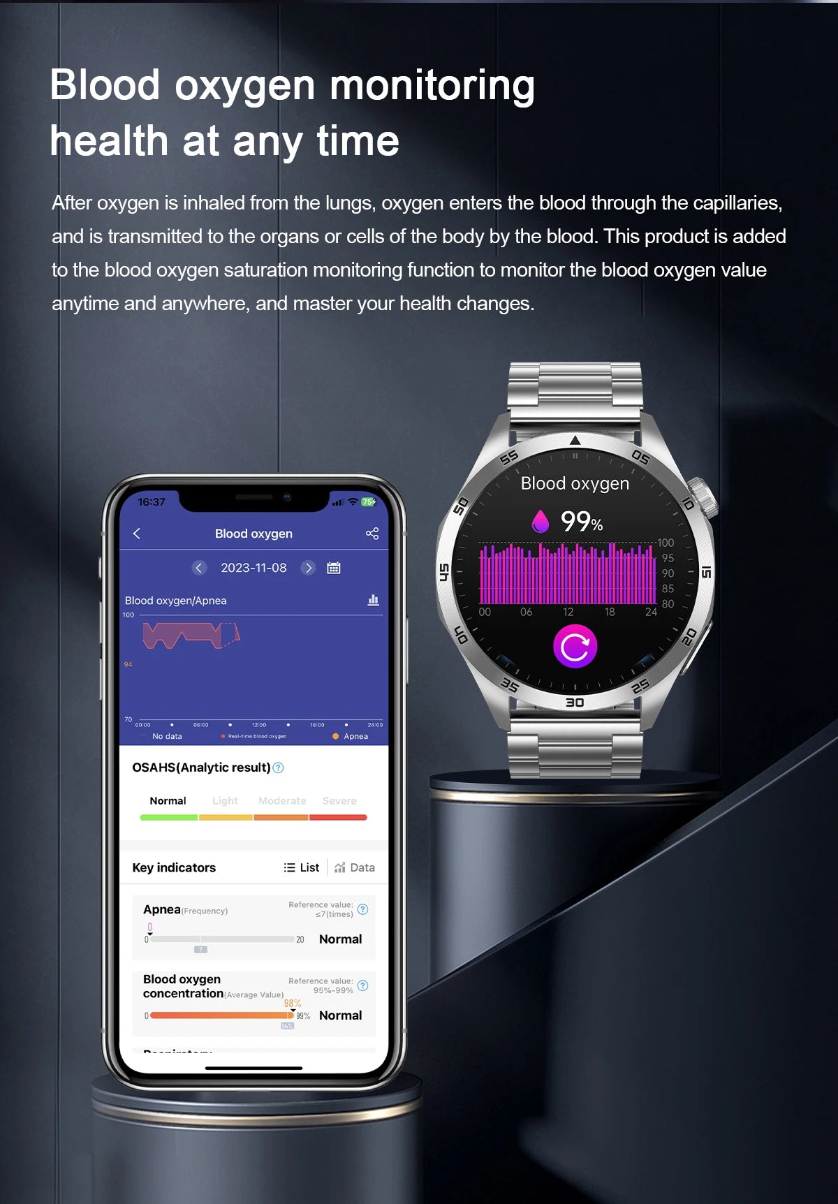 Marsyu 2026 New Nursing Grade Smart Watch ECG+PPG Blood Lipid/Blood pressure Uric Acid HD Bluetooth Call Clock Health Smart Watch