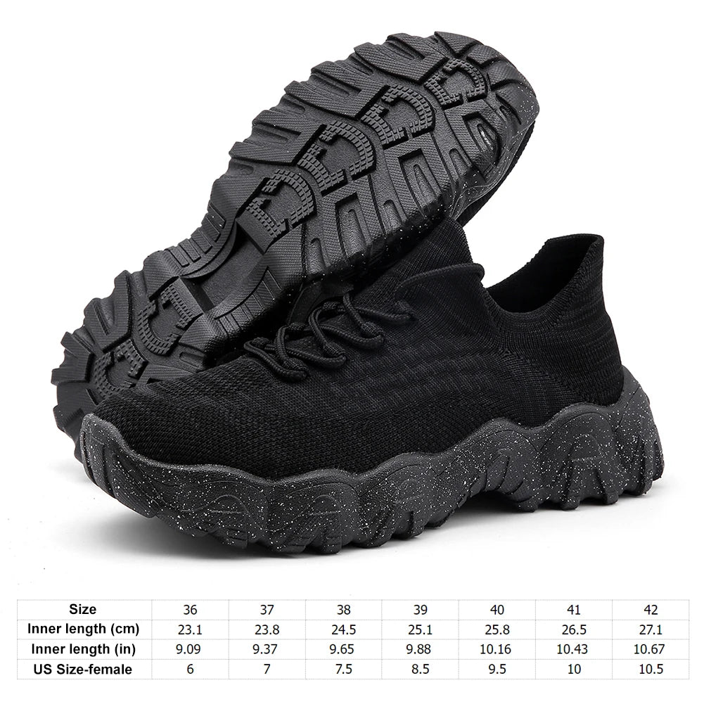 Lightweight Walking Shoes Comfortable Mesh Sports Shoes/Breathable Low Top Jogging Shoes Non-Slip Fitness Sneakers