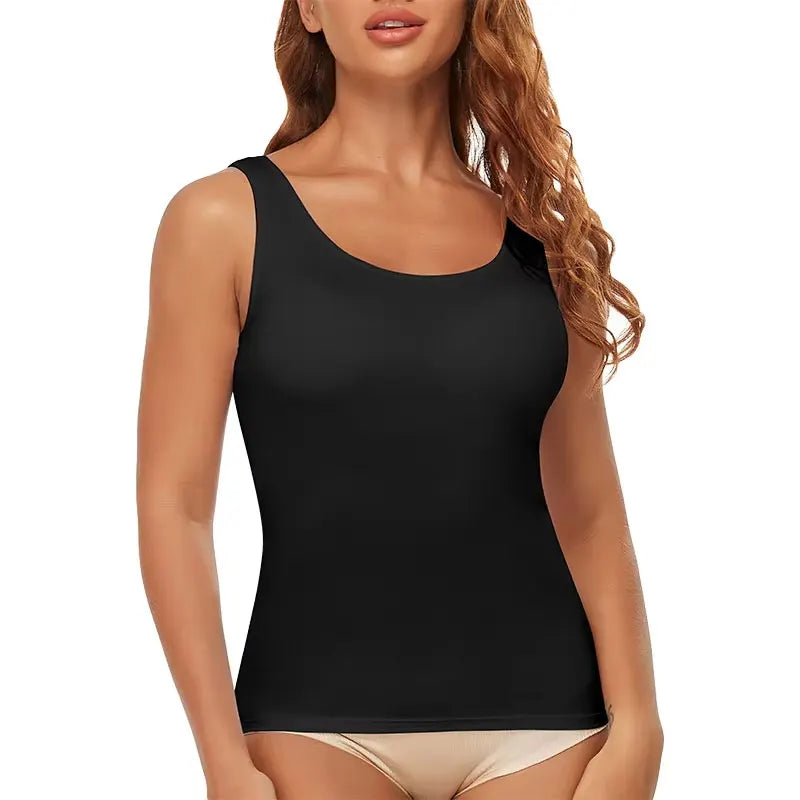 Fitness Workout Running Shirts Compression Shapewear/Tank Top for Women with Built in Bra Women's Padded Sports Bra