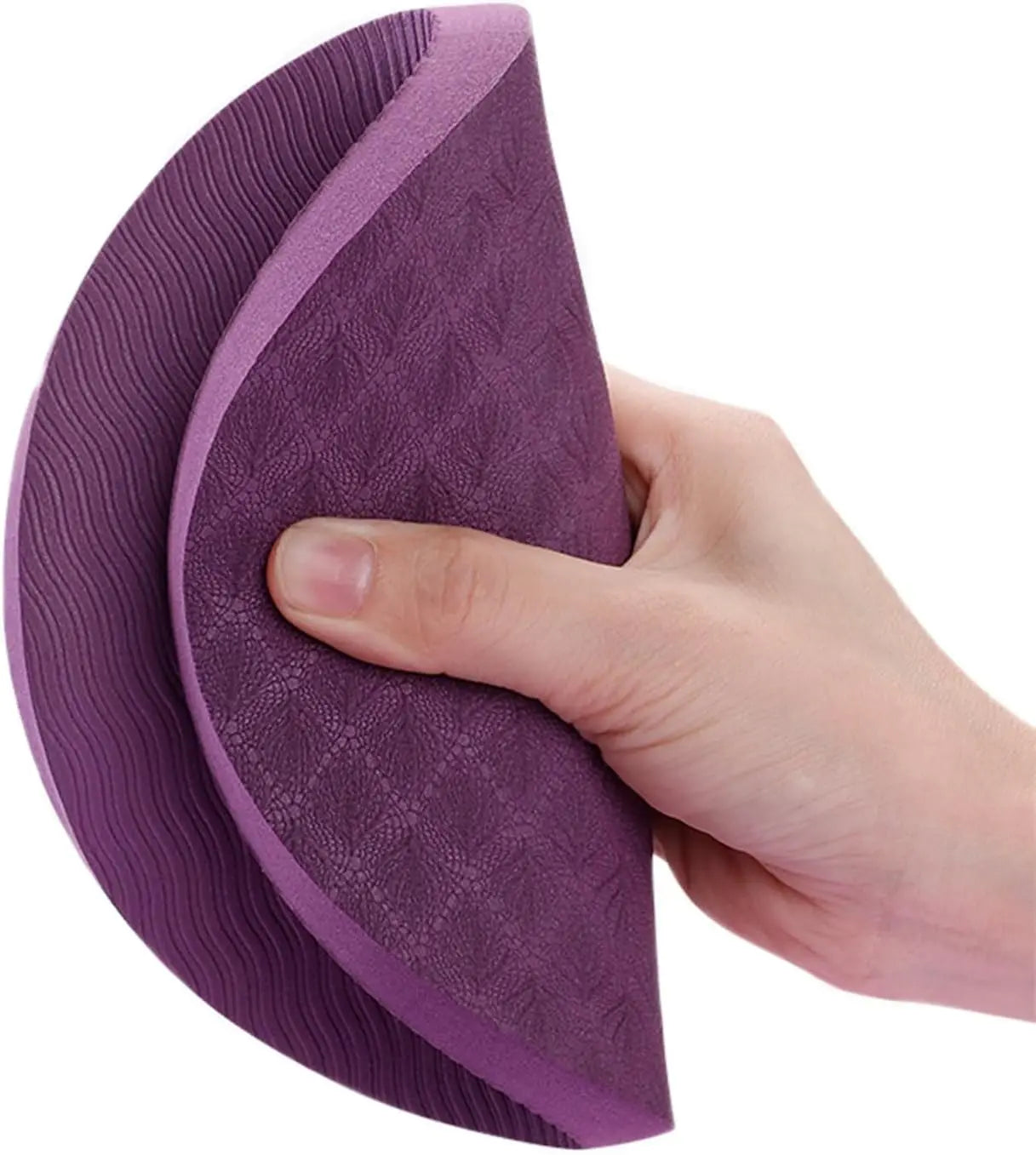2-Pack TPE Yoga Knee Pads & Exercise Mat Extra Thick Non-Slip Support for Plank/Push-Up Kneeling Pilates & Floor Workouts