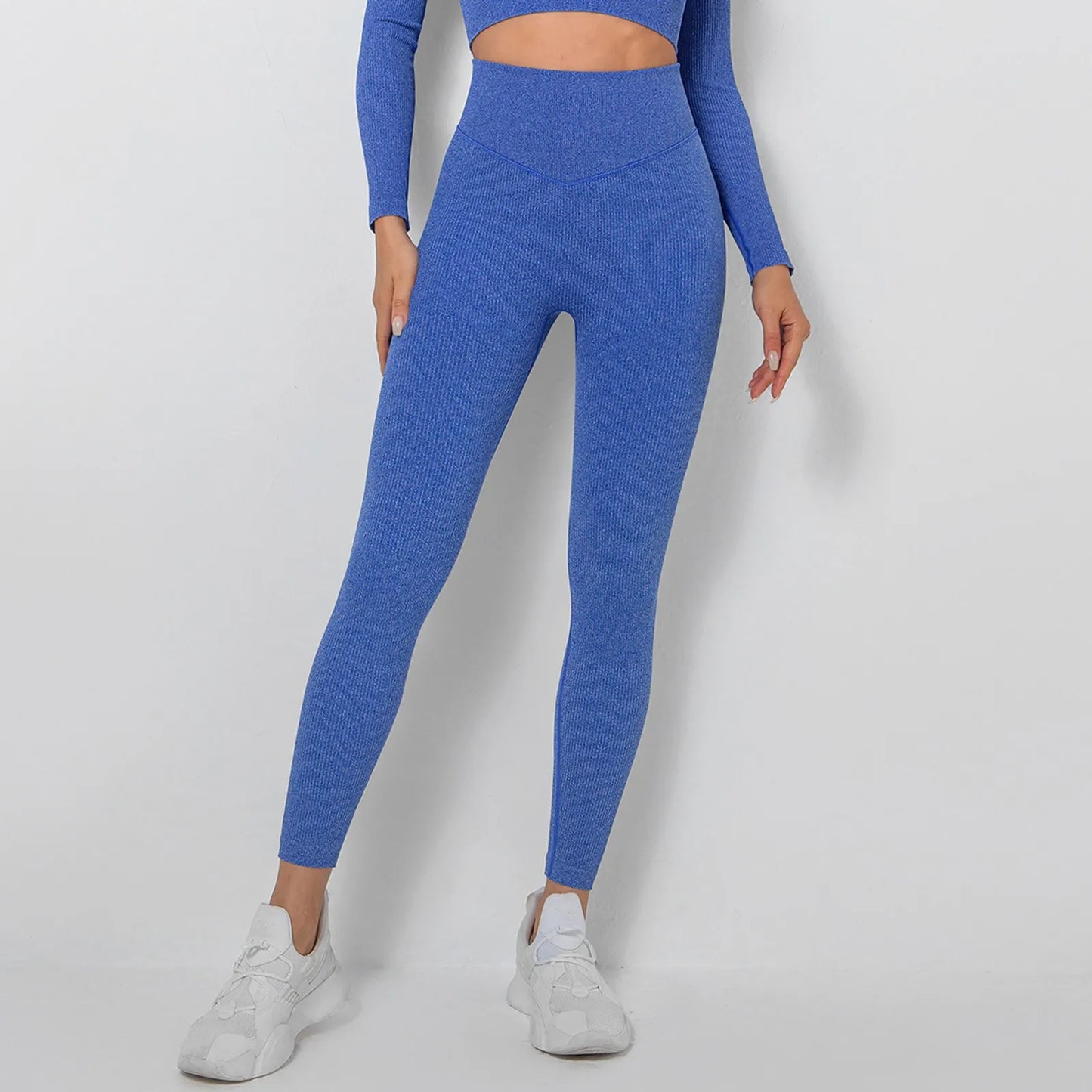 Women's Sports Leggings High Waist Butt Push Up Leggings/Seamless Compression Gym Leggings For Sports Yoga