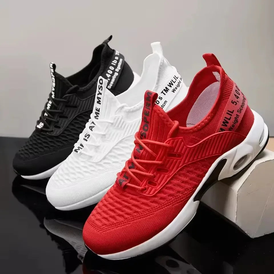 Men Vulcanized Walking Running Shoes Lightweight Tennis Shoes/Breathable Fashion Sneakers Suitable for Men's Outdoor Activities