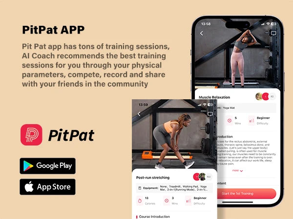 300lbs Treadmill for Home 2.5HP Treadmills Walking Pad LCD/Digital Data Display 2in1 Walking Running Fitness Exercise Machine