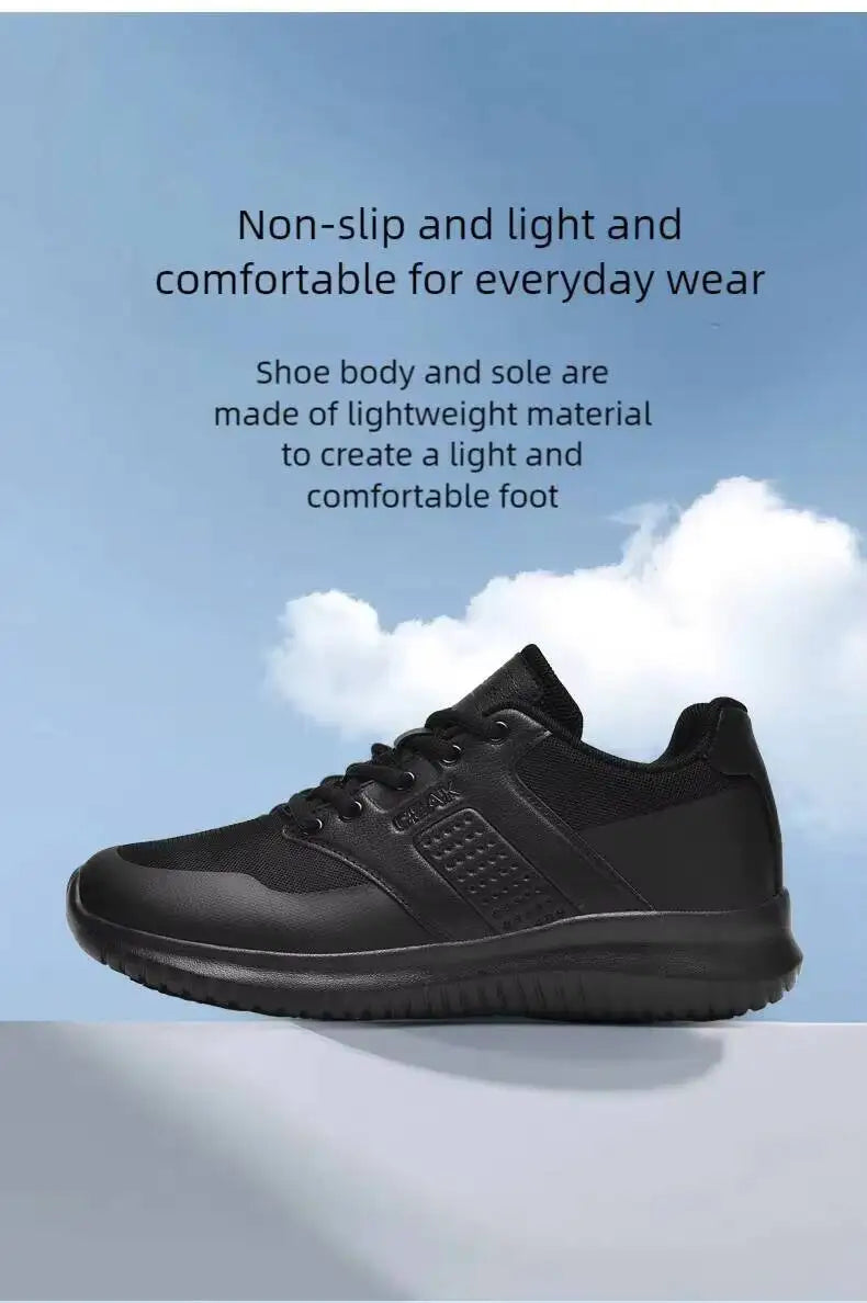 2026 Chef Non-Slip Four Seasons Breathable Hotel Work Light/Outdoor Men's Plus Size Casual Sports Walking Shoes