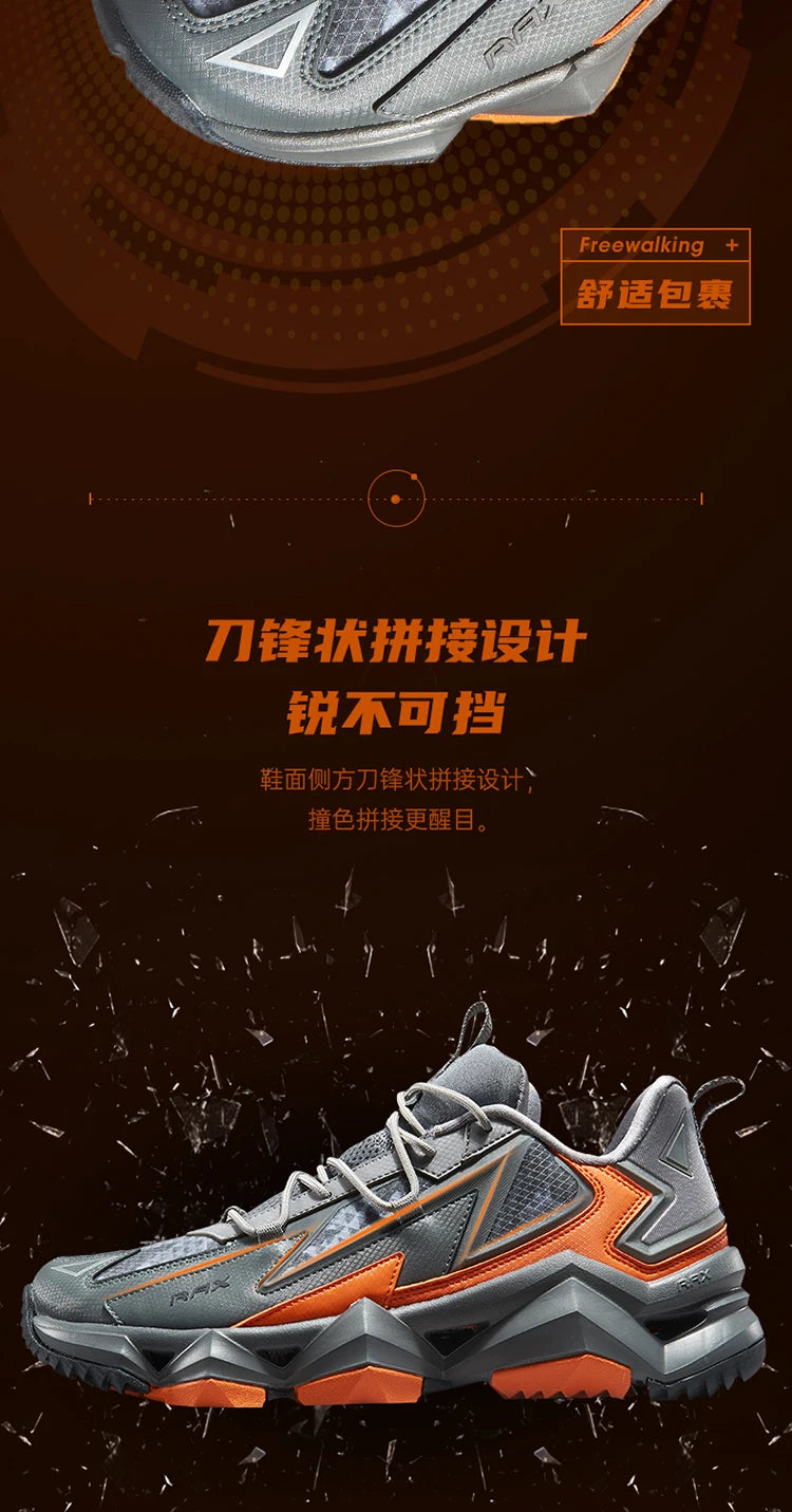 Rax Men Waterproof Hiking Shoes Breathable Hiking Boots/Outdoor Trekking Sports Sneakers Tactical Shoes