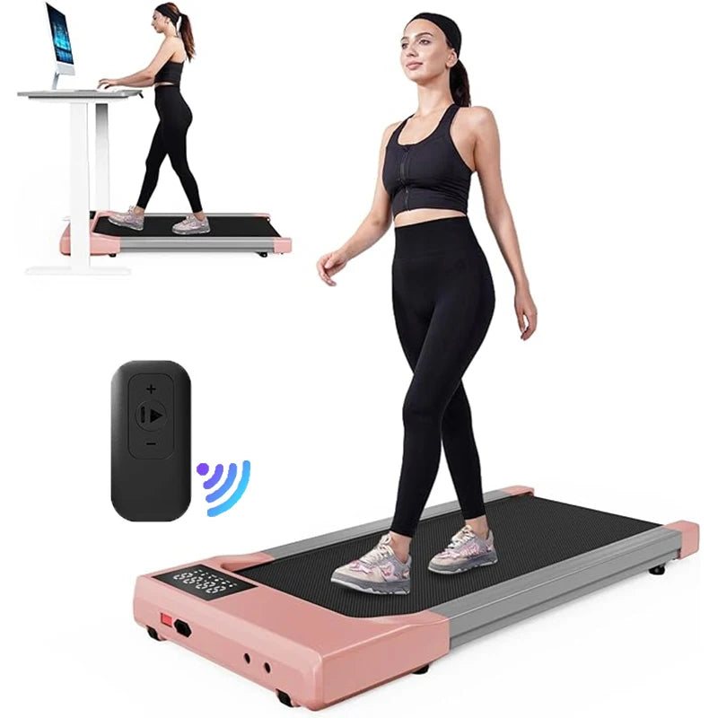 Treadmills 39.37inch Running Belt 2in1 Under Desk for Home Office Treadmill/Walking pad 2.5HP Remote Control 5MPH Exercise Machine
