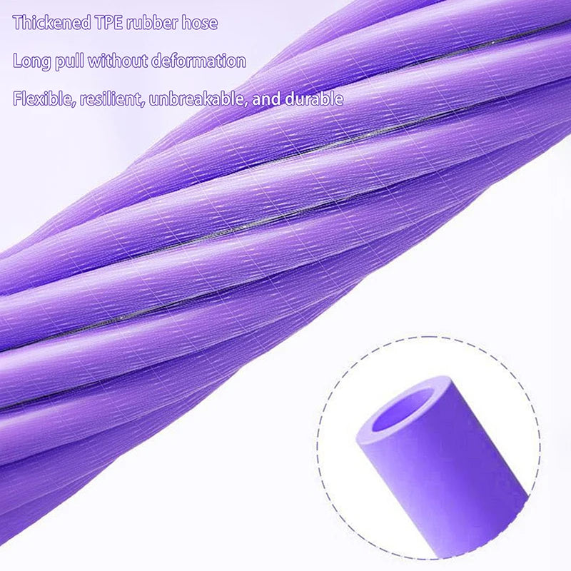 10-Tube Yoga Pedal Puller Woman Resistance Bands Abdomen/Waist Arm Training Elastic Pull Rope Fitness Equipment