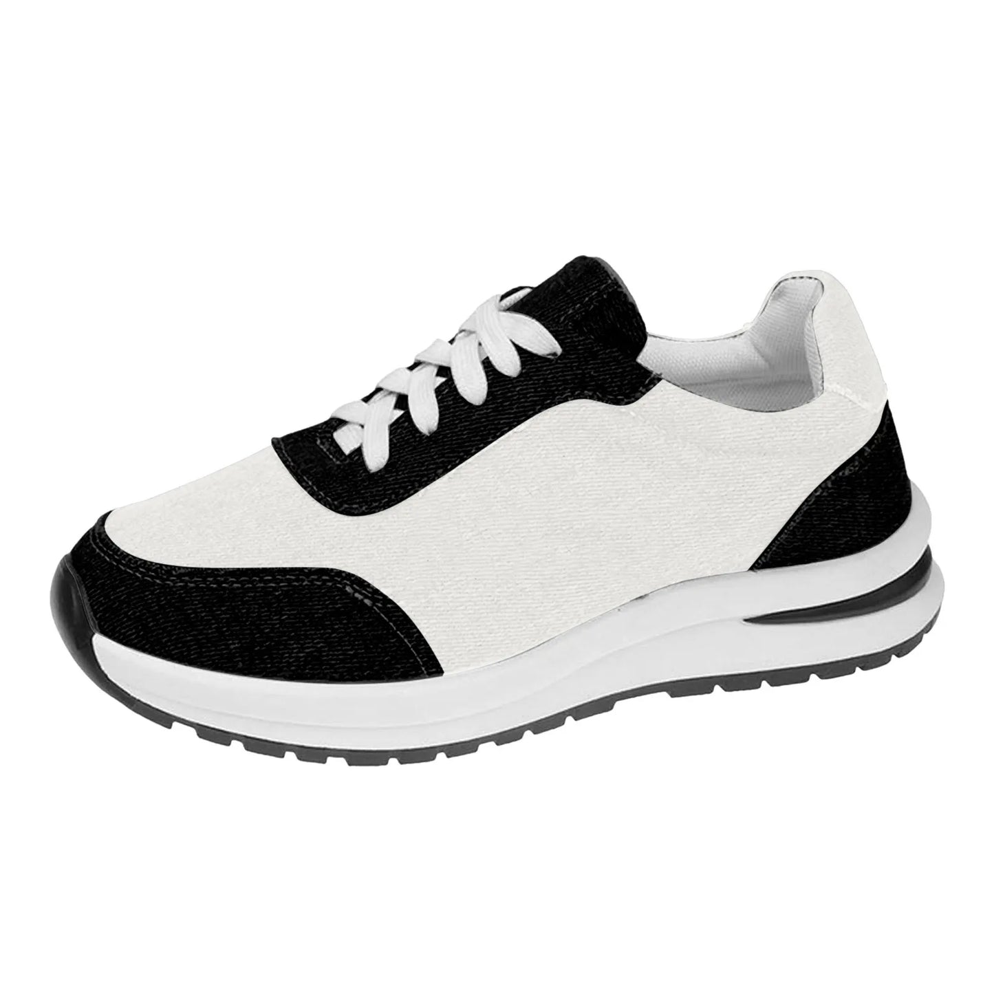 Fashion Casual Women Sports Shoes Lace Up Thick Soled Max Cushioning/Wide Sneaker With Arch Support Shoes