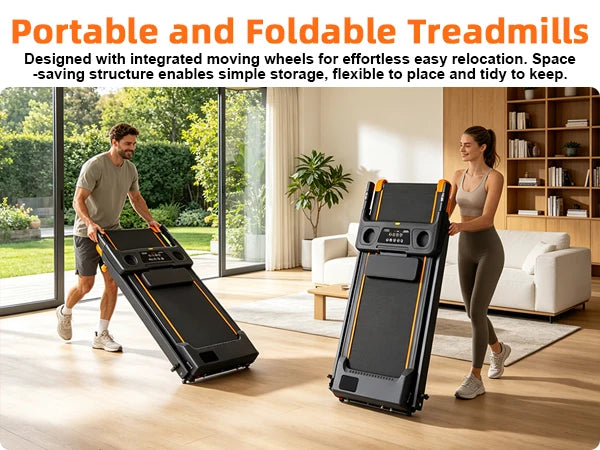 Quiet 3-in-1 Foldable Walking Pad Treadmill with 12% Incline for Home/12 Preprogrammed HIIT Modes, Supports up to 300 LBS Smart Treadmill Built