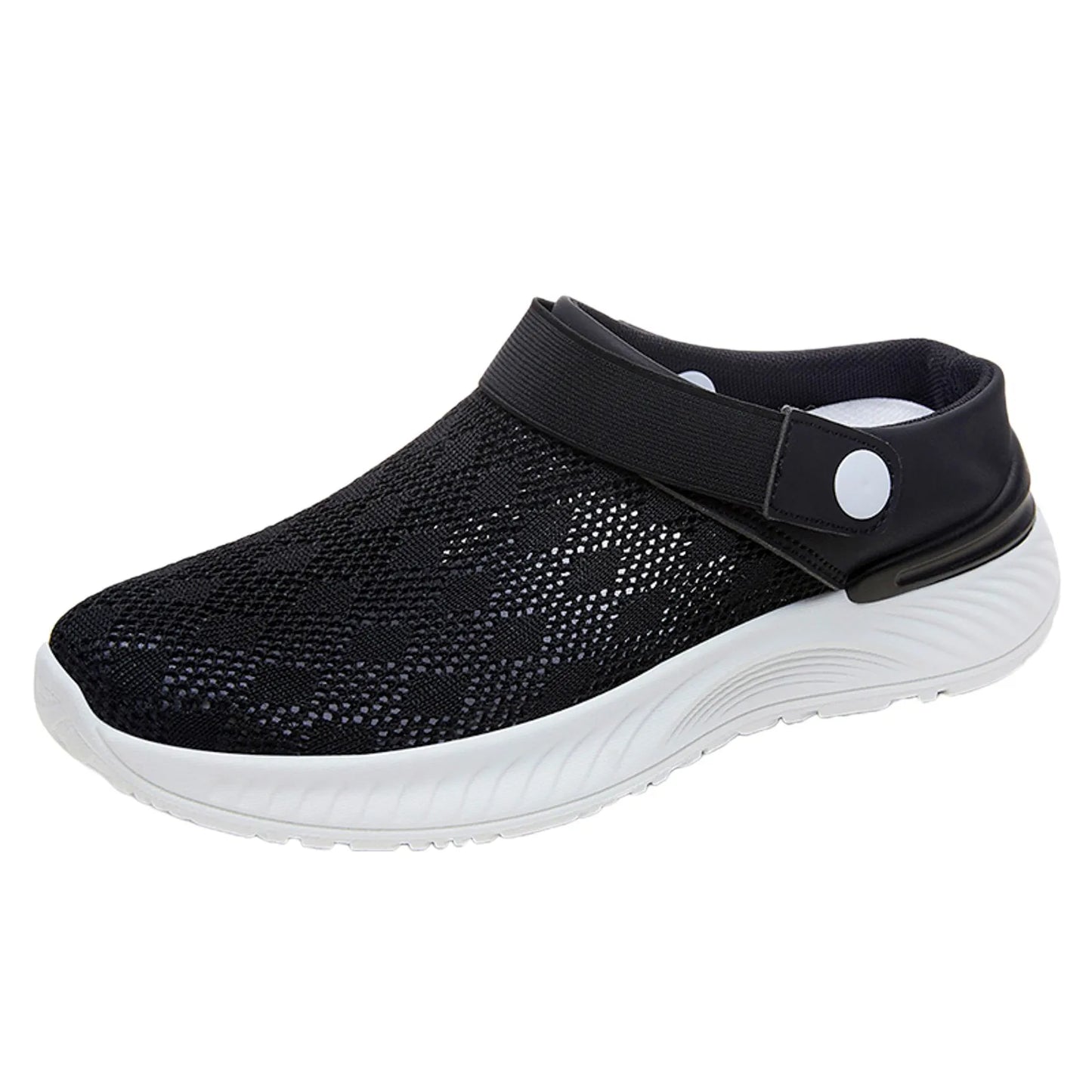 Women's Casual Shoes Memory Foam Women's One Foot Stirrup Shoes/Fly Weaving Breathable Flat Bottom Sneakers