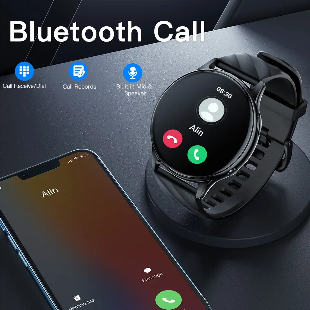 KUMI GW5 Smart Watch 1.39" HD Display Fitness Tracker/IP68 Waterproof Heart Rate SpO2 Monitor 100+ Sports Modes