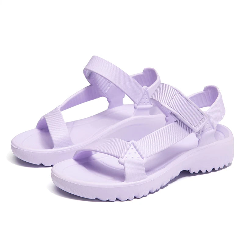 Women's Sandals Fashion Trend Anti-slip Wear-resistant Lightweight/EVA Flat Sandals for Women Outdoor Beach Shoes for Women