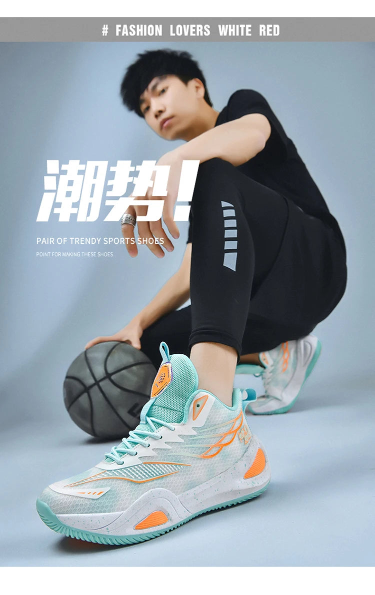 High Quality Sneakers Men Basketball Shoes Light Sports Shoes/Trainer Women Breathable Athletic Outdoor