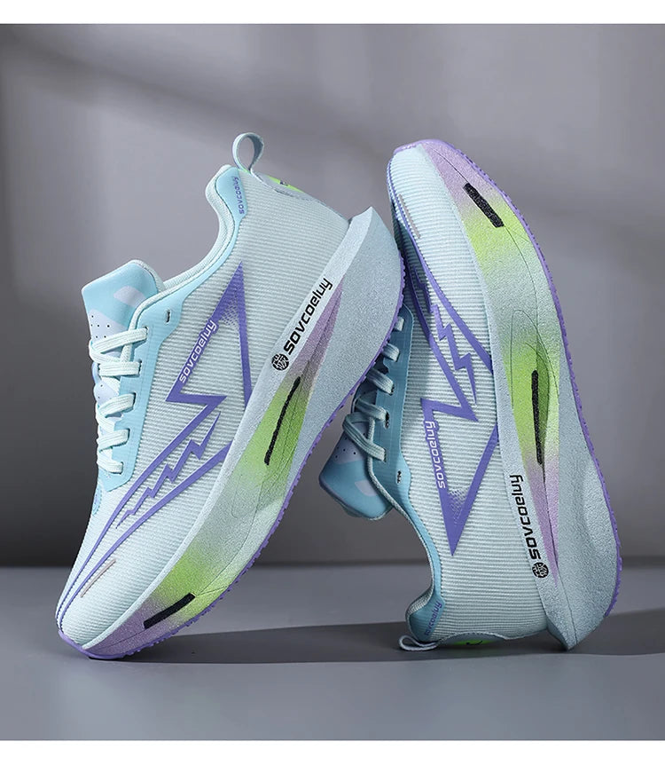 Running Shoes Carbon Marathon Men Sports Breathable/Lightweight Women's Comfortable Athletic Nonskid Sneakers