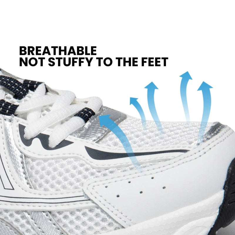 Baasploa Women Sports Shoes Outdoor Lightweight Breathable Jogging Sneakers/Female Casual Mesh Anti-slip Lace Up Running Shoes