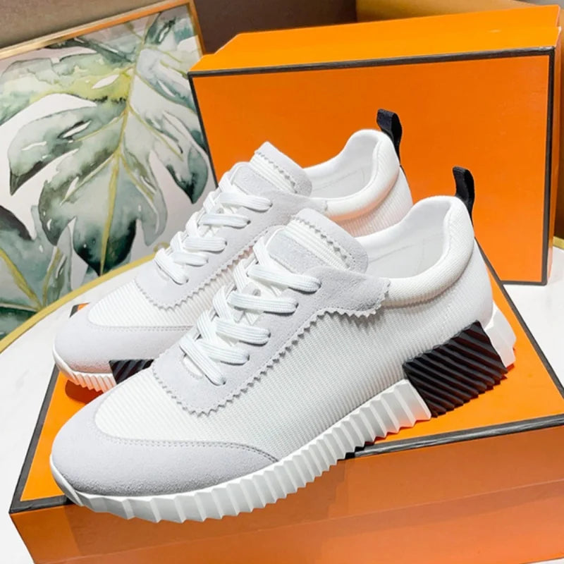 Home Men's Casual Leather Sports Shoes Black Adhesive Low-Top/Lace-Up Daily Wear Comfortable Breathable Spring Autumn