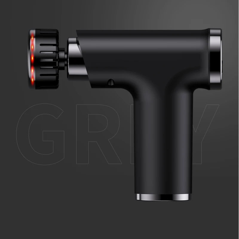 New Electric Massage Gun With Heat Cold 9 Gears Multifunctional Fascia Gun/Home Portable Gym Use Small Quiet Handheld Massager