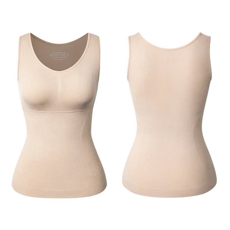 Shapewear For Women Seamless/Waist Trainer Tanks Tops Bodysuit With Bra