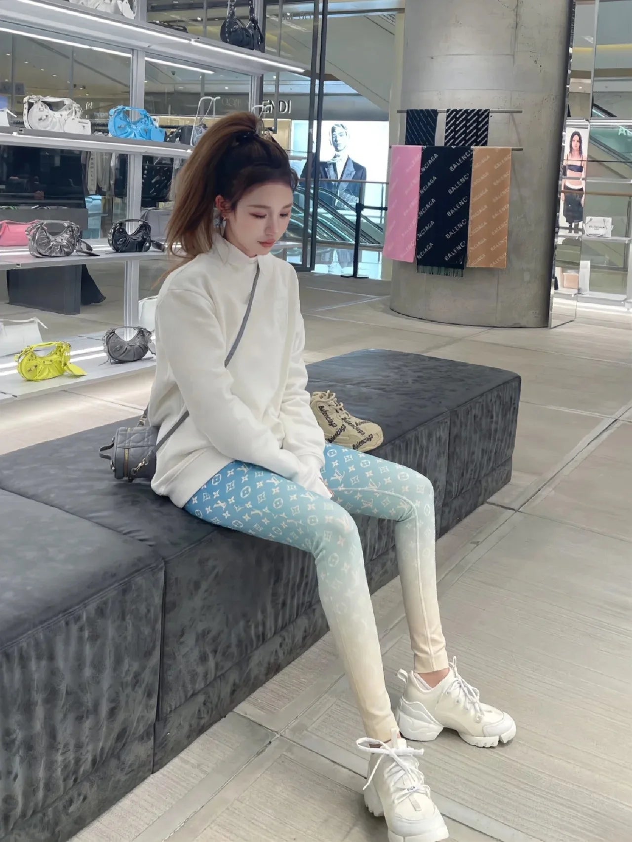 2026 New D-style Multi Color Shoes Women Genuine Leather Round Toe/Lace Up Platform Height Increasing Casual Sports Sneakers