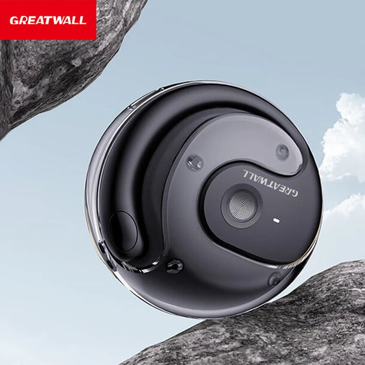 GREATWALL Wireless Earbuds Bluetooth 5.3 Headphones/Waterproof Earphones Sport for IOS/Android Black Earbuds