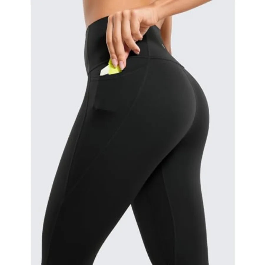 Butterluxe Workout Leggings Pockets 25'' High Waisted/Gym Women's Yoga Pants Buttery Soft Leggings