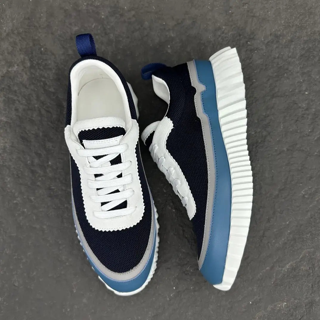 Fashion Stitching Unisex Board Skate Shoes Contrast/Color Casual Sneakers Thickened Wear Resistant Sole Comfortable Insole