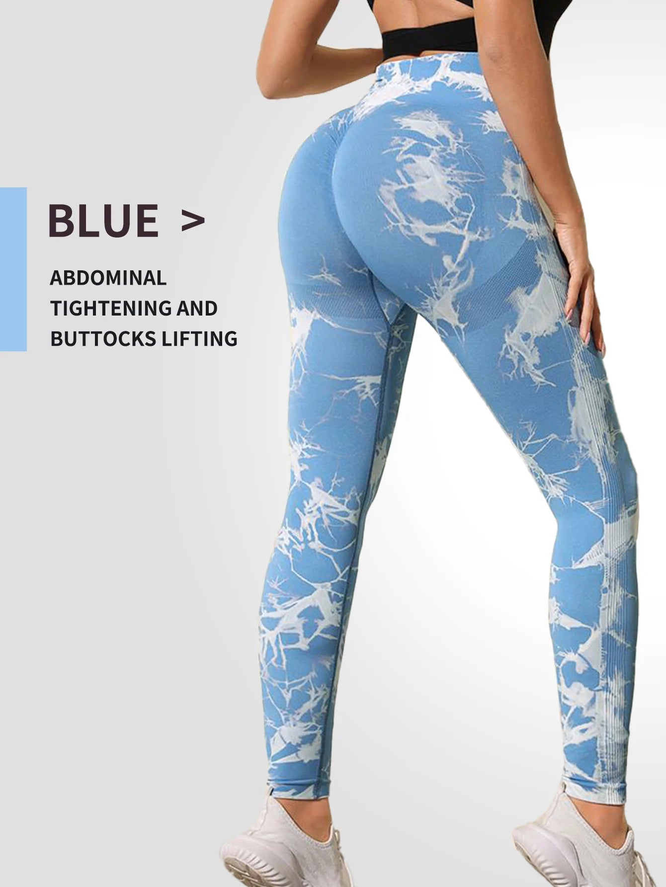 Tie Dye Yoga Pants Sport Leggings Women Seamless High Waist Push Up/Woman Tights Fitness Workout Leggings Gym Clothing