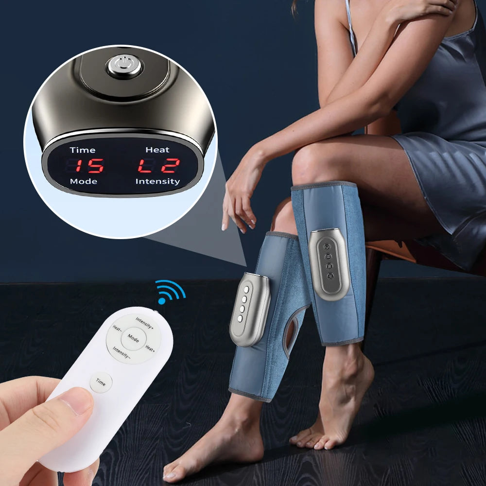 Electric Calf Massager Leg Muscle Vibration/Massage Device Heating Air Pressure Therapy Leg Pain
