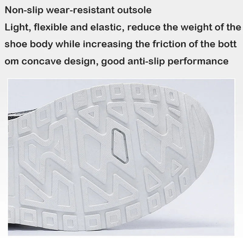 Men's Breathable Mesh Sports Shoes Casual Lightweight Sneakers/Male Comfortable Outdoor Anti-slip Running Shoes