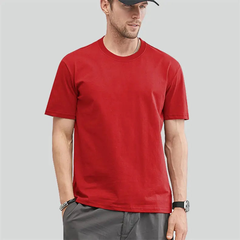 Good Quality T-Shirts Men Summer Sale Cotton Male Tshirt/Short Sleeves Tee Shirt Boys Basic Plain Tops Oversize 5XL
