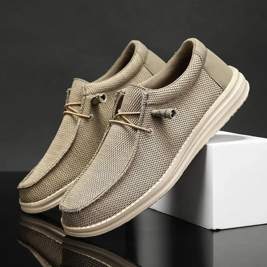 Men Casual Dress Sneakers Outdoor Comfort Lightweight Leisure Shoes/Breathable Mesh Walking Shoes Soft Sole Sports Shoes