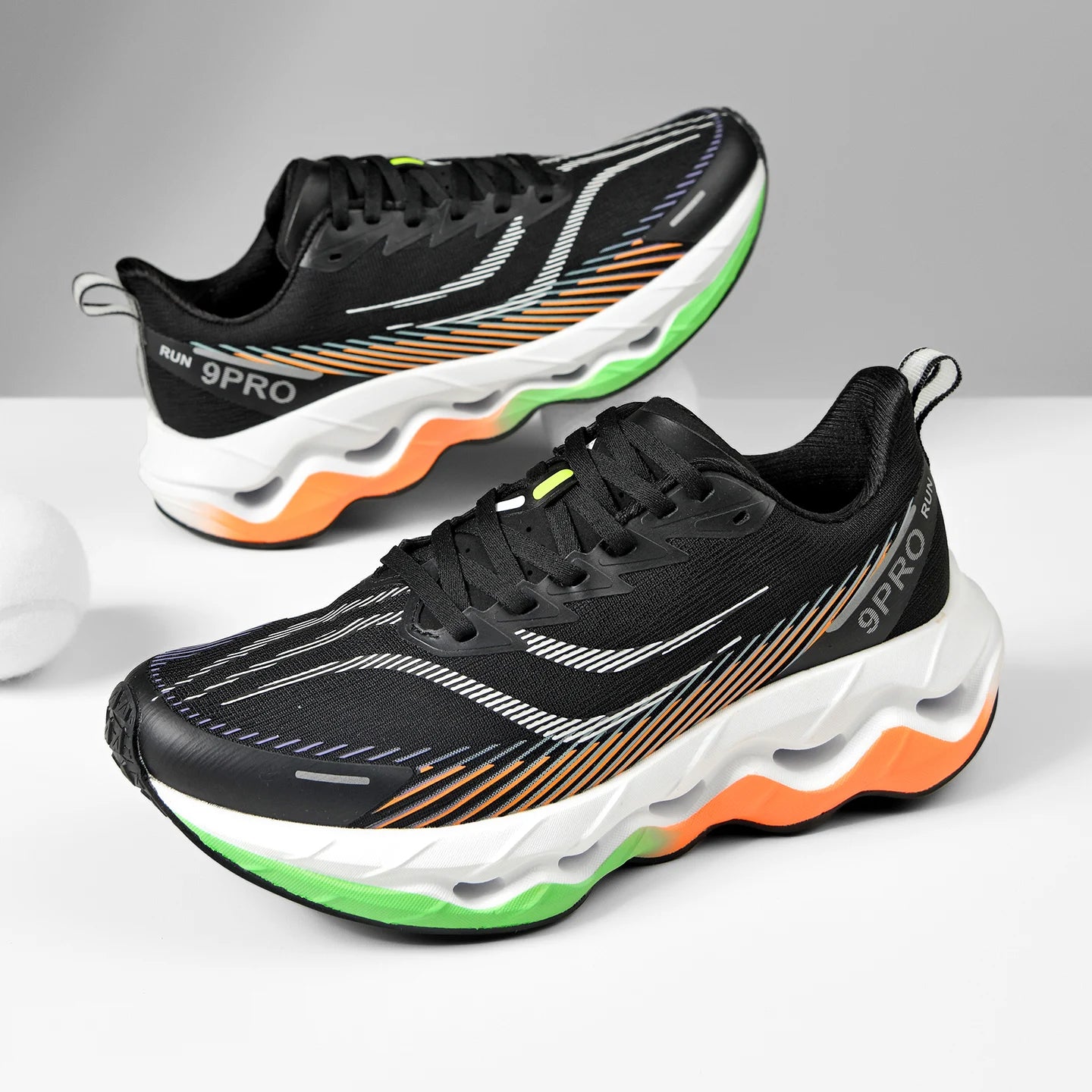 Sports Shoes for Women Breathable High Elasticity Fashion Lace Up/Training Running Shoes New Soft Soled Sneakers