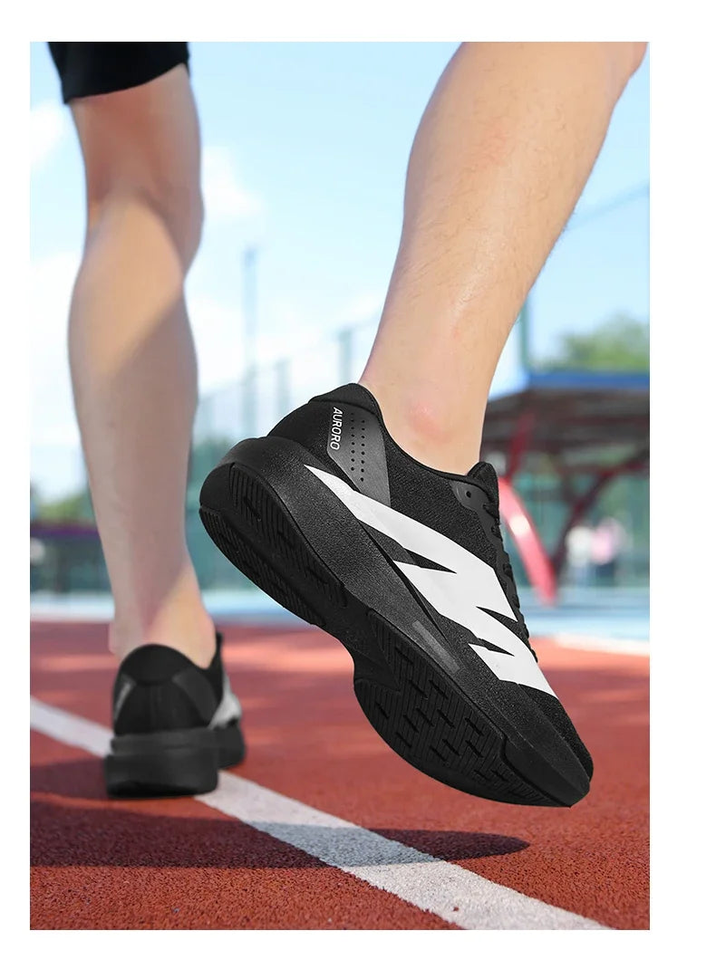 Men Ultra Light Running Shoes Breathable Athletic Sneakers/Shock Absorption Marathon Jogging Training Casual Sports Shoes for Men