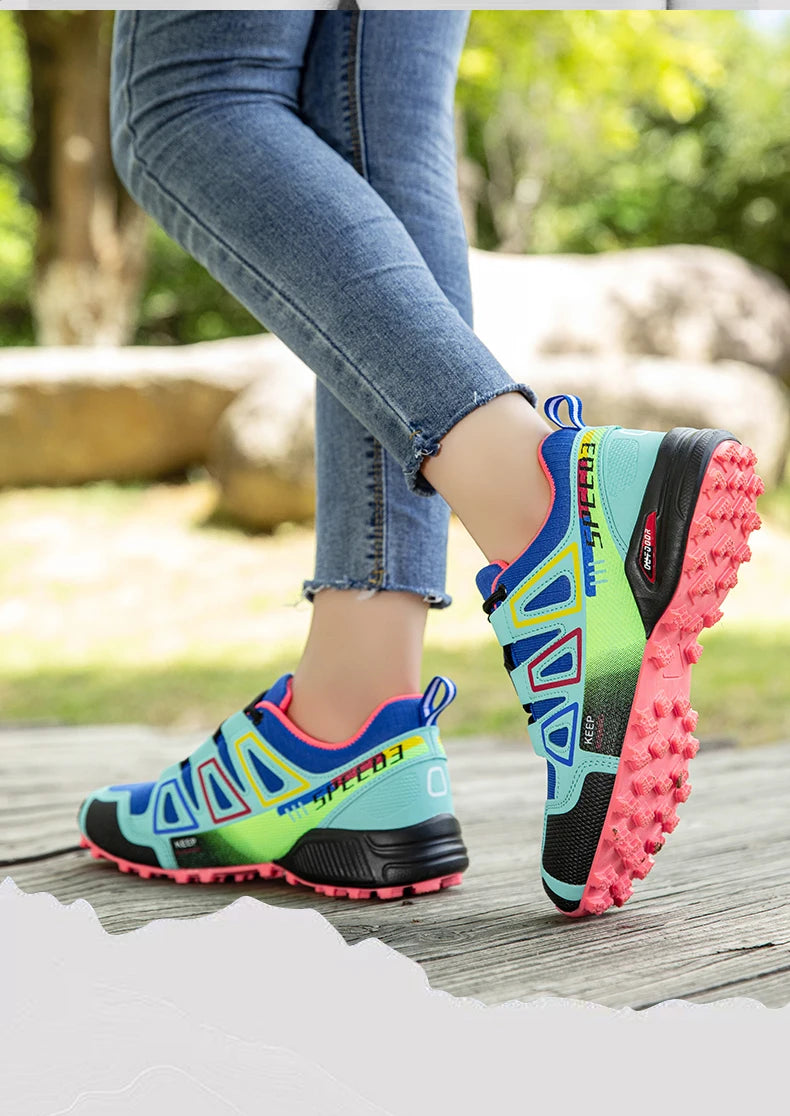 Women's Hiking Shoes Waterproof Outdoor Sports Shoes Women's Walking/Travel Sports Shoes Bicycle Sports Shoes Running Shoes