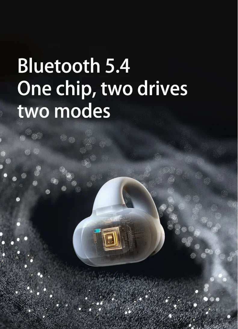 Acer OHR206 Clip-on OWS Bluetooth Ear phones IP5 Waterproof/Dolby Sound Quality AAC/SBC Wireless Sports Bluetooth 5.4 Headphones