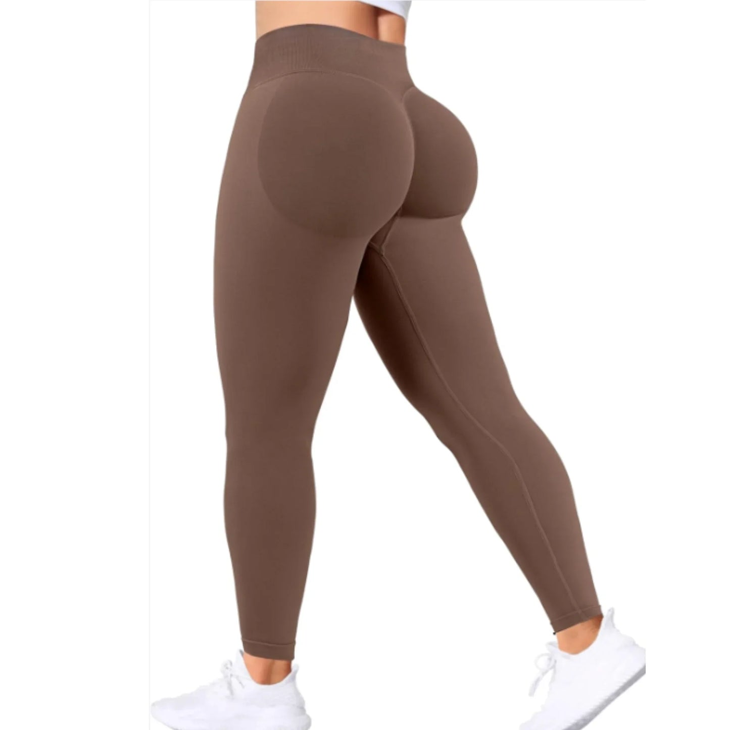Seamless Women Solid Waist Yoga Pants Three-section Waist Sexy Hip-lifting/Tight Sports Pants Fitness Exercise Yoga Pants
