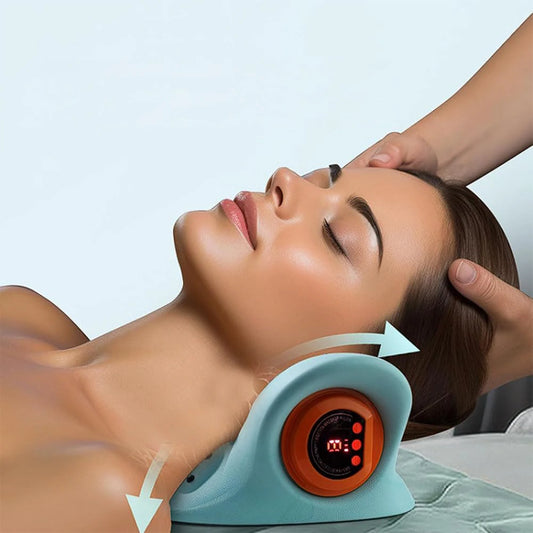 1PCS neck massager finger pressure neck massager with electric shoulder/and neck massage pillow