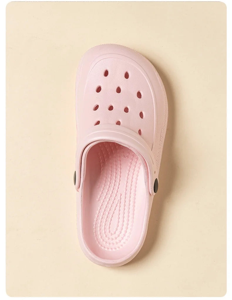 Women Home Slippers Sandals Summer Garden Clogs Shoes Beach Slipper Outdoor Waterproof Soft Slides Casual Anti Slip