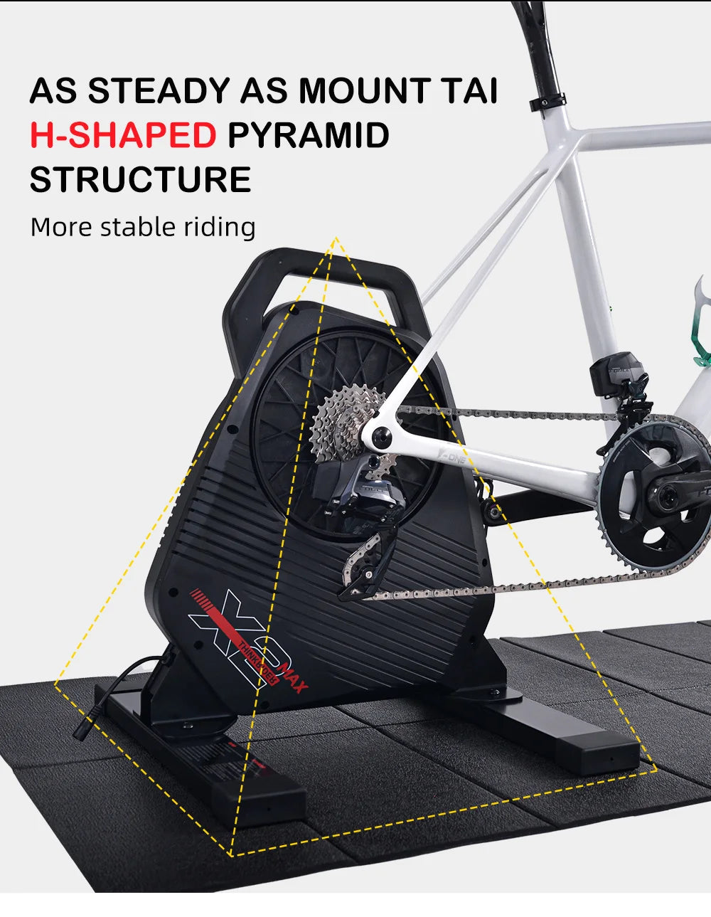 New ThinkRider X2Max Smart Bike Trainer MTB Road Bicycle/home trainer Built-in Power Meter power meter Compatible