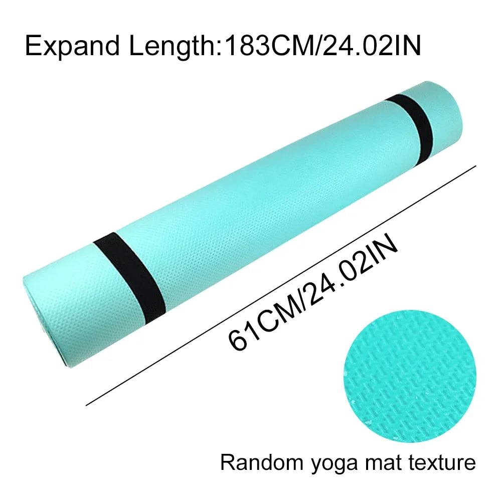 Yoga Mat Sports Fitness Mat EVA Thick Yoga Mat Wide Comfort Foam/Yoga Matt for Exercise Yoga Pilates Gym Workout Mat