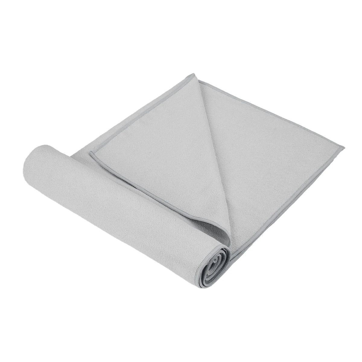Non-Slip Microfiber Yoga Towel for Hot Yoga & Pilates Sweat Absorbent/Quick Dry Machine Washable Mat Cover, Ideal for Gym 183x67cm