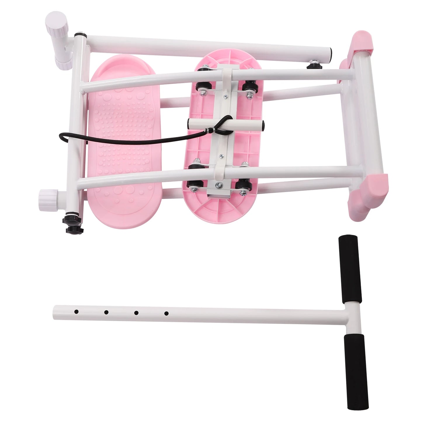 Pelvic Floor Muscle Fitness Equipment Skiing Motion Simulator/Height Adjustable 32.68-38.59"  220 lbs Capacity Steel Frame Foldable Anti-Slip Pedals