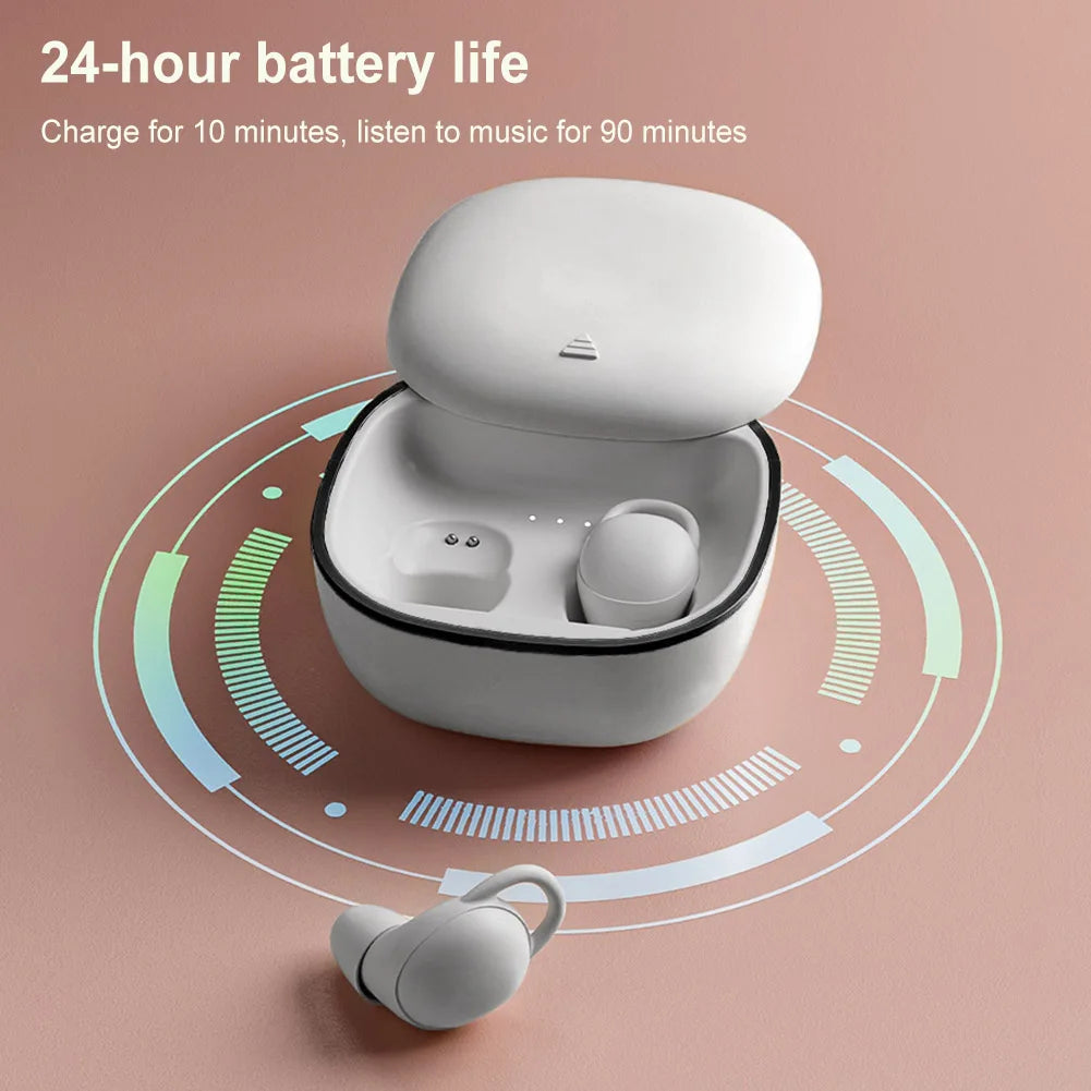 Soft Tiny Ear Buds Sleep Headphones Wireless Sleep Earbuds/Bluetooth5.3 Noise Cancelling Invisible Earbuds for Side Sleepers