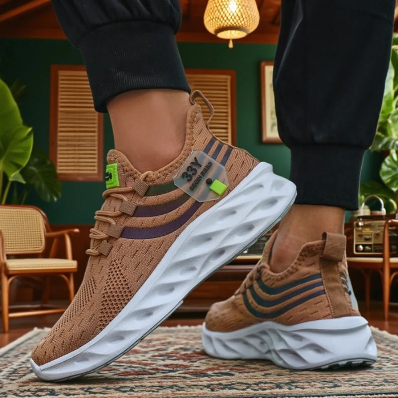 Trending Women Running Shoe New Large Size Women Design Breathable/Height Increasing Sneakers Soft Soled Cushioned Mesh Sneakers