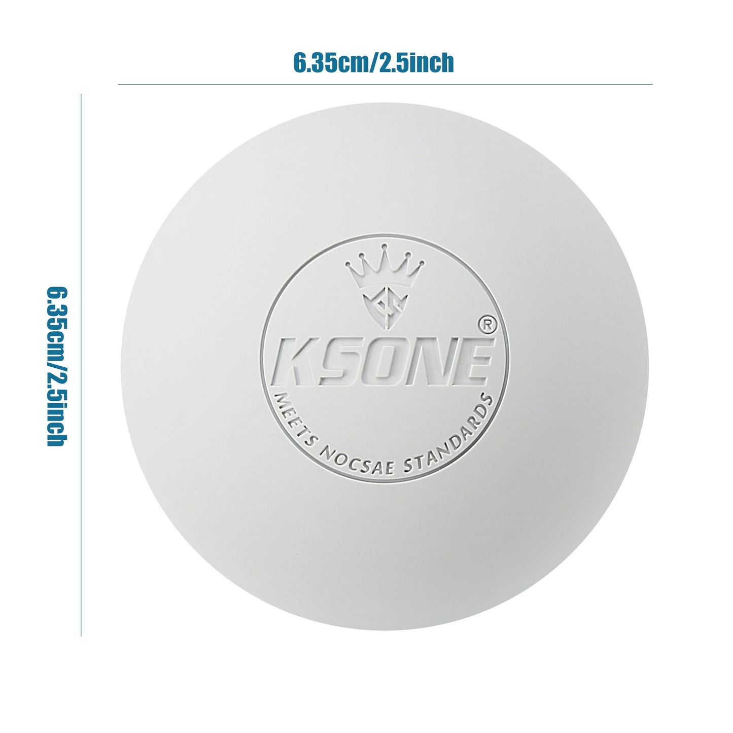 Solid Color KSONE Yoga Fascia Ball Silicone/Pilates Ball For Foot Massage Muscle Relaxation