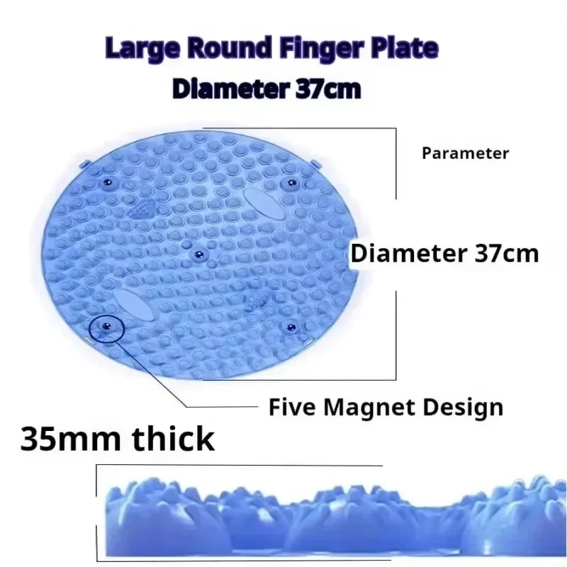 Foot Yoga Massage Acupressure Board Mat Muscle Relaxation Round Exercise Mat/Fitness Foot Training Acupuncture Physiotherapy