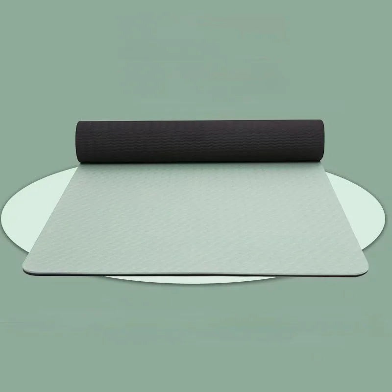 TPE yoga mat is environmentally friendly odorless elastic waterproof/ and anti slip It is a professional yoga mat