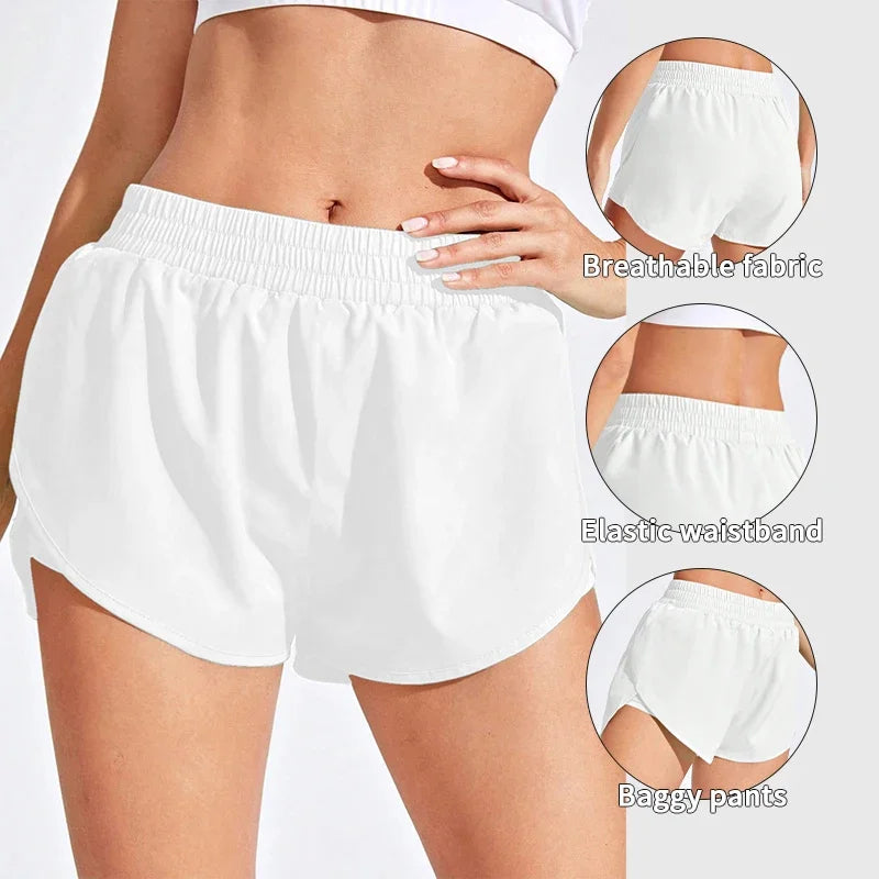 Yoga Shorts Women Fitness Elastic Running Workout Short Leggings/For Ladies Gym Sport Shorts Fitness Sportwear