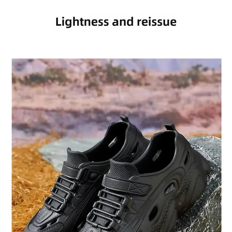 Trendy Men's Sandals Outdoor Wear Thickened Anti-slip Wear-resistant/Fashion EVA Clog Shoes Wholesale