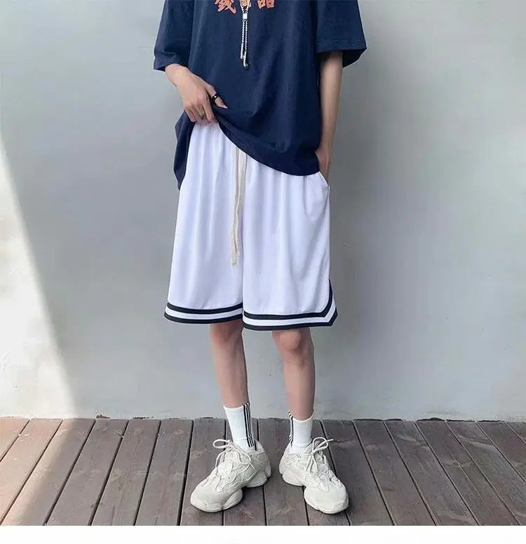 1pcs Summer Men's Sport Basketball Shorts Large Size Male/Mesh Quick Dry Gym Shorts Fitness Joggers Casual Breathable Short Pant
